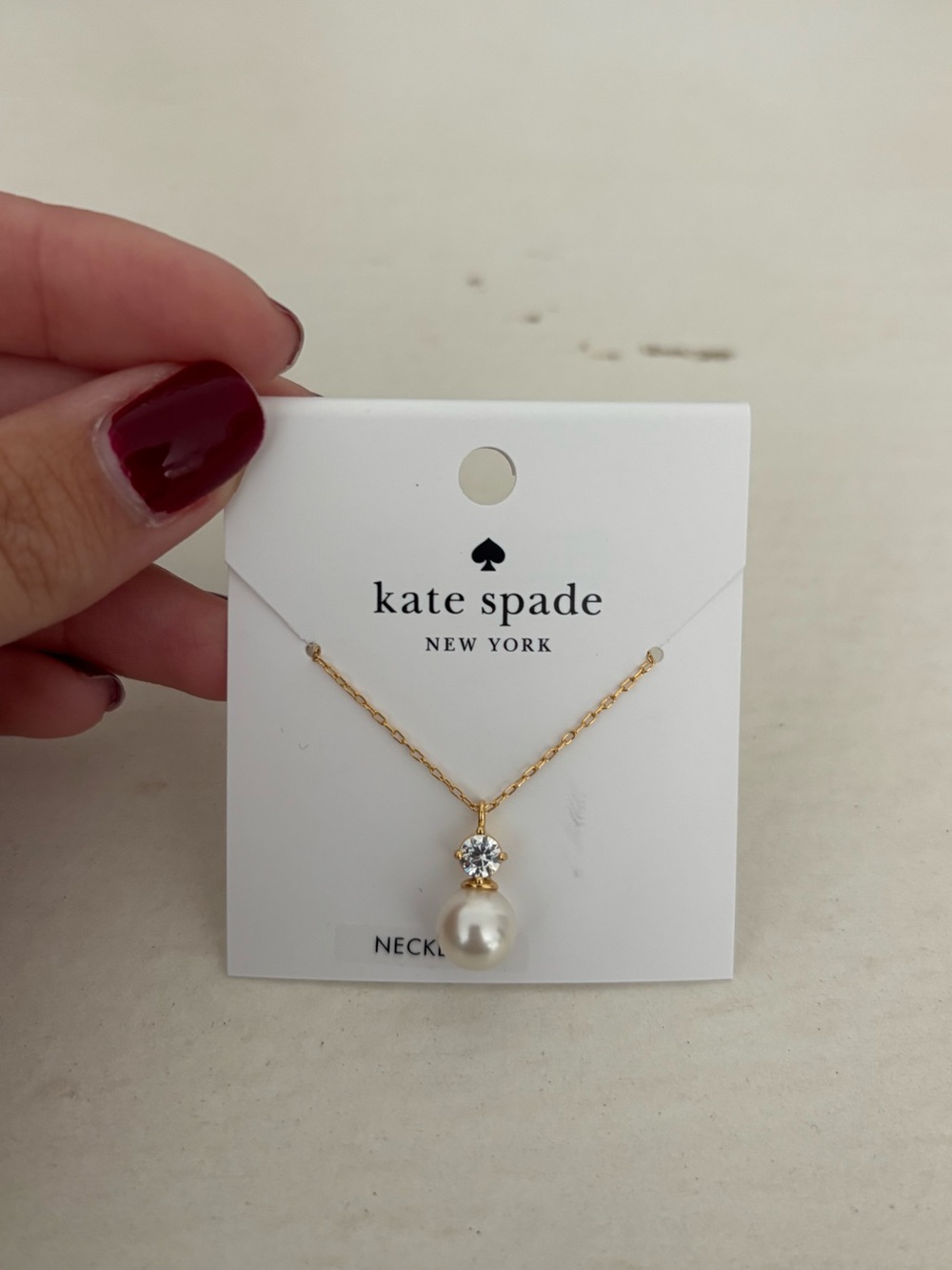 Kate Spade New York Pearls of Wisdom Mini Pendant Necklace